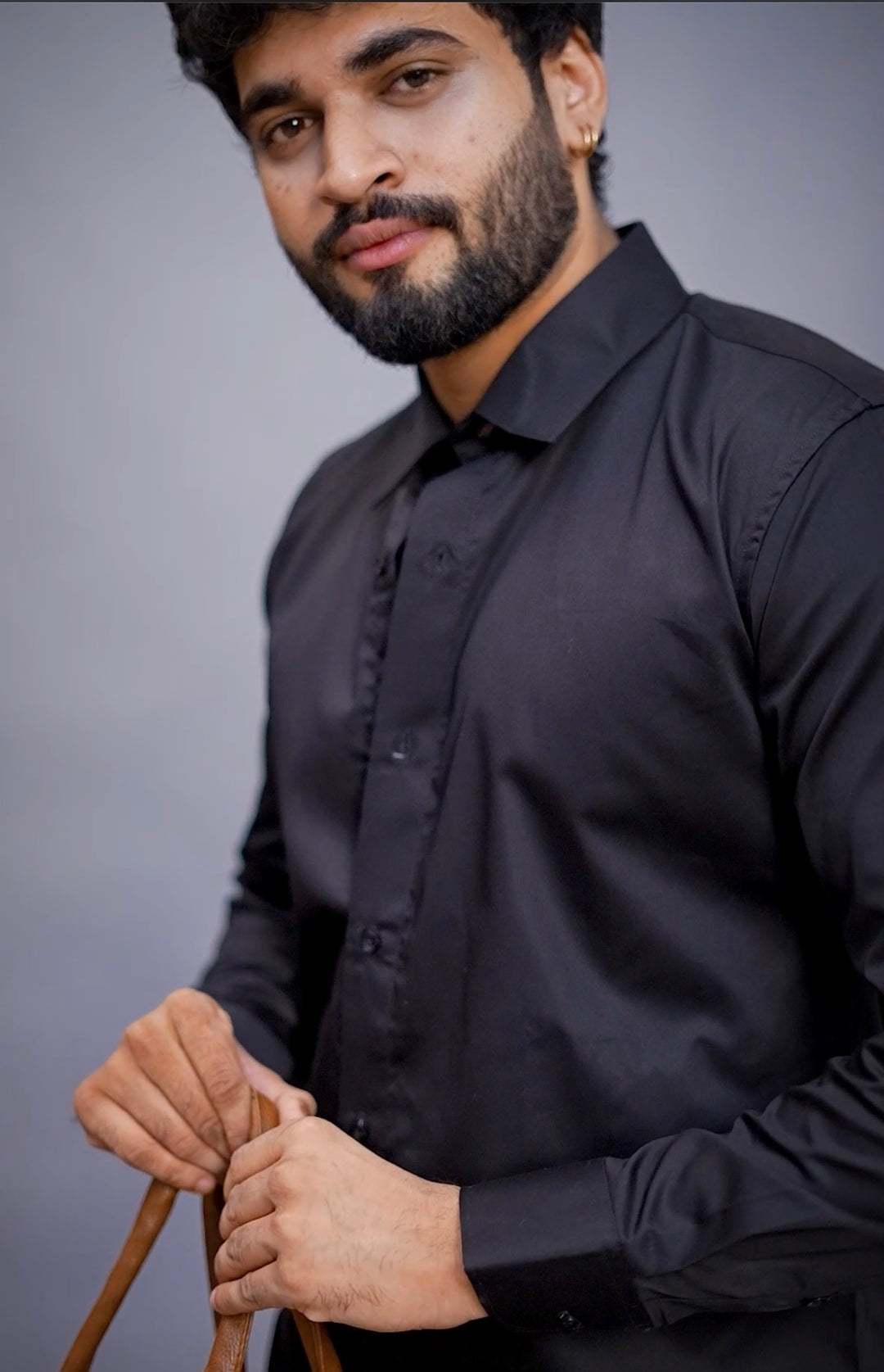 Classic Black Shirt For Men