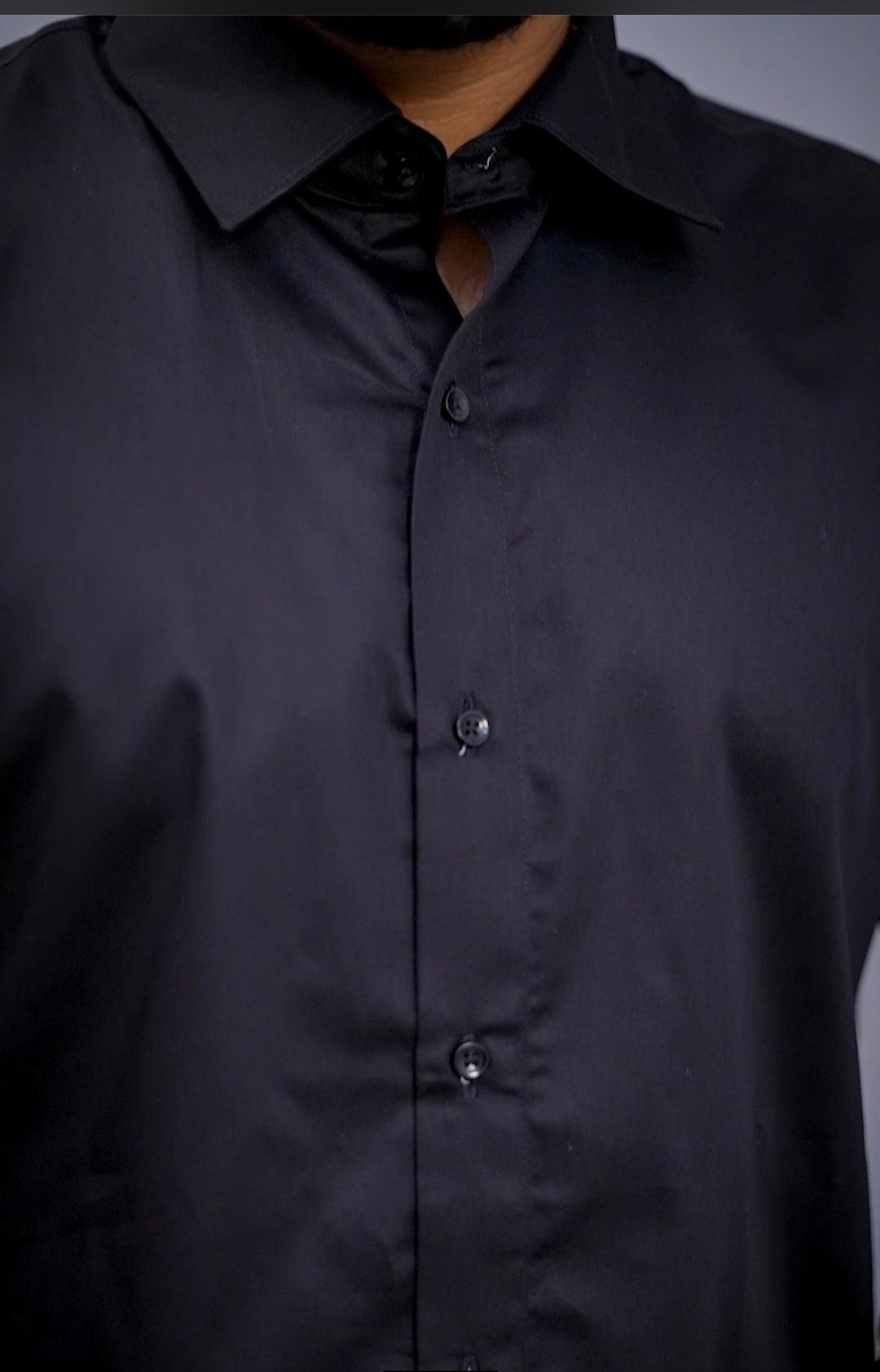 Classic Black Shirt For Men