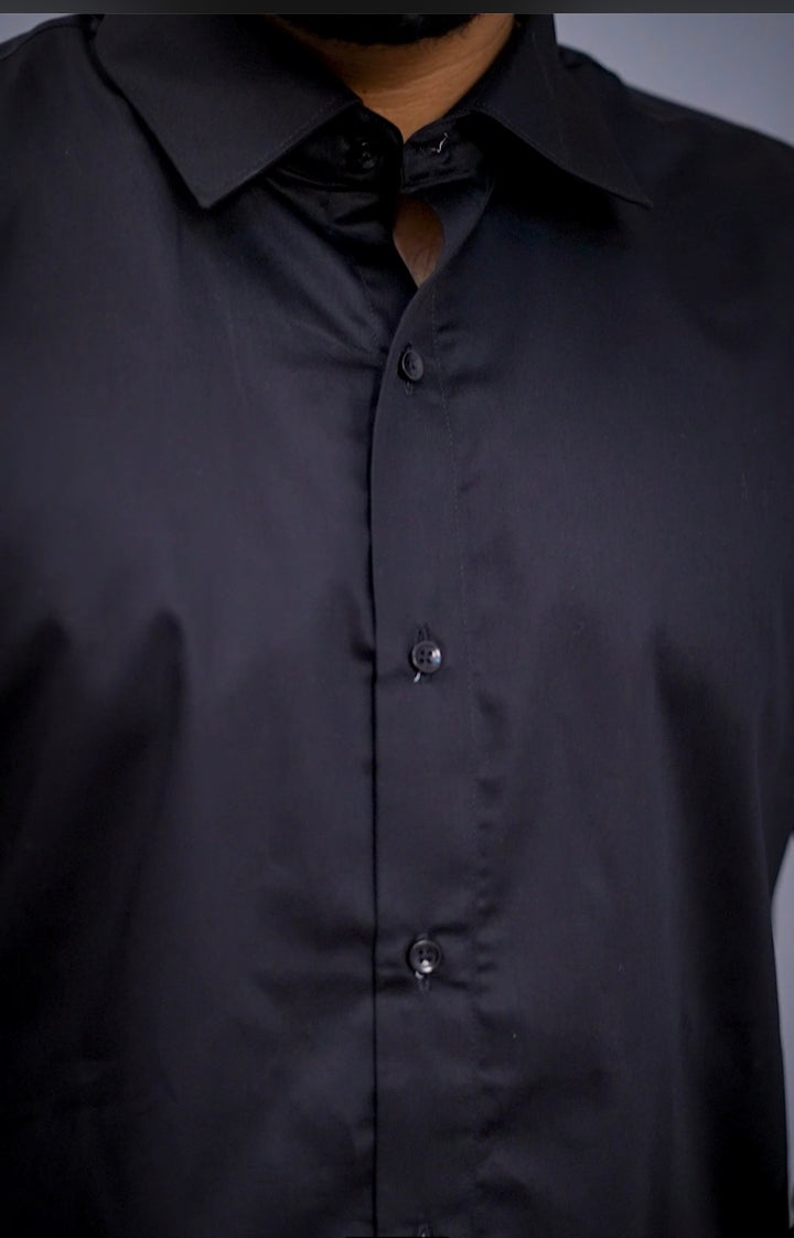 Classic Black Shirt For Men