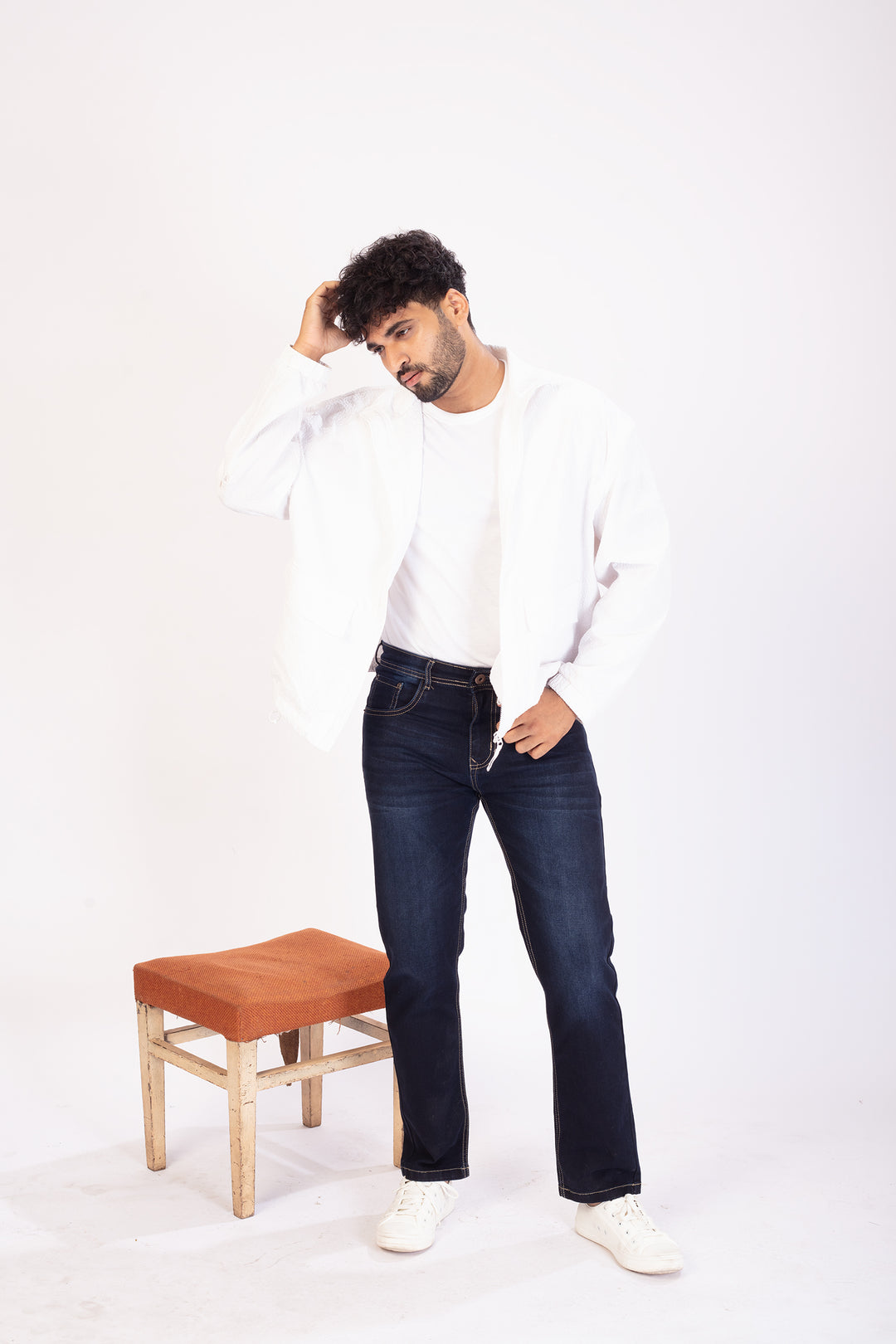 Ryder Blue Tailored Fit Denim Jeans For Men
