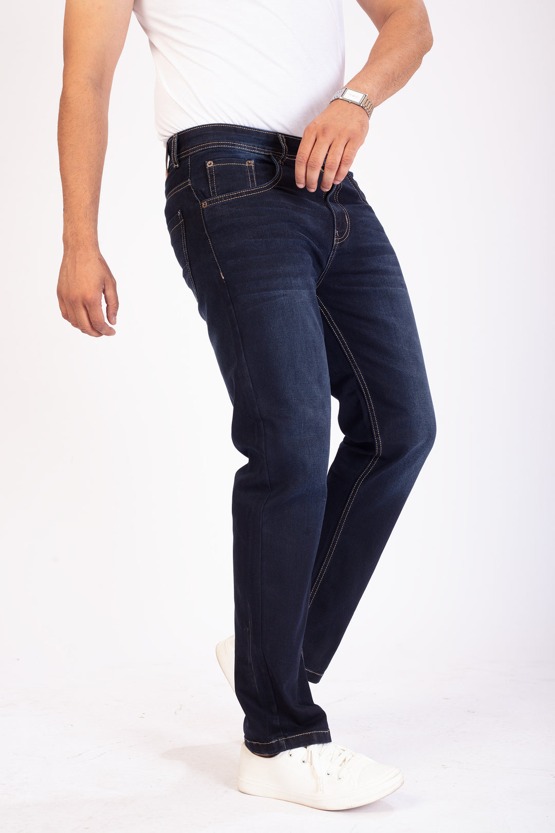 Ryder Blue Tailored Fit Denim Jeans For Men
