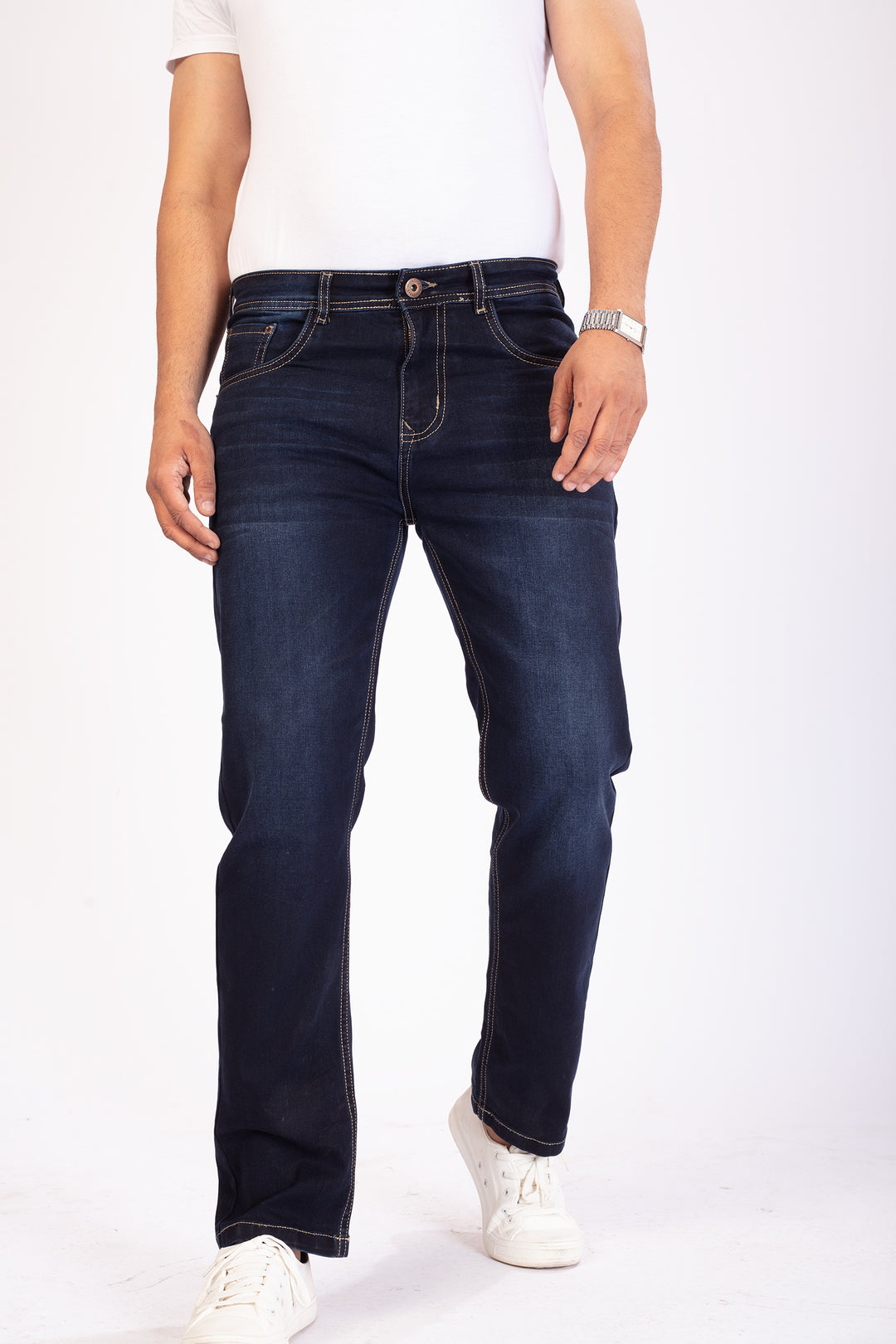 Ryder Blue Tailored Fit Denim Jeans For Men