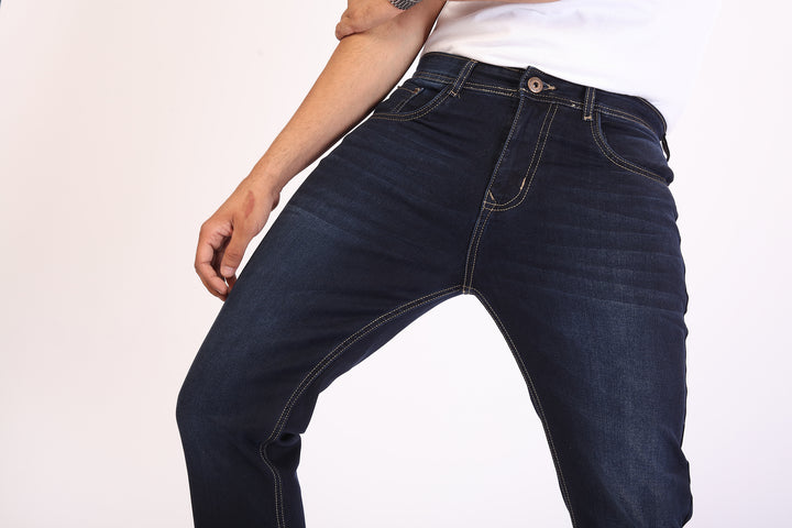 Ryder Blue Tailored Fit Denim Jeans For Men