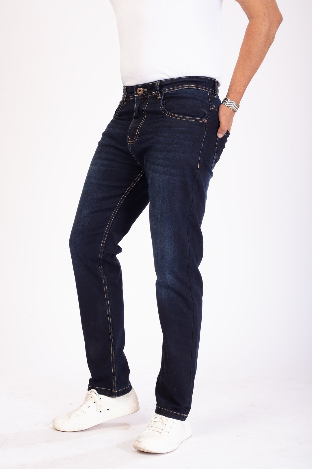 Ryder Blue Tailored Fit Denim Jeans For Men