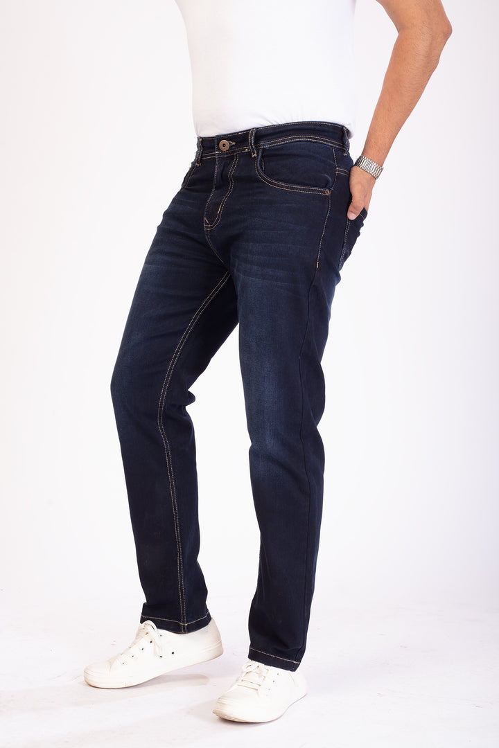Ryder Blue Tailored Fit Denim Jeans For Men